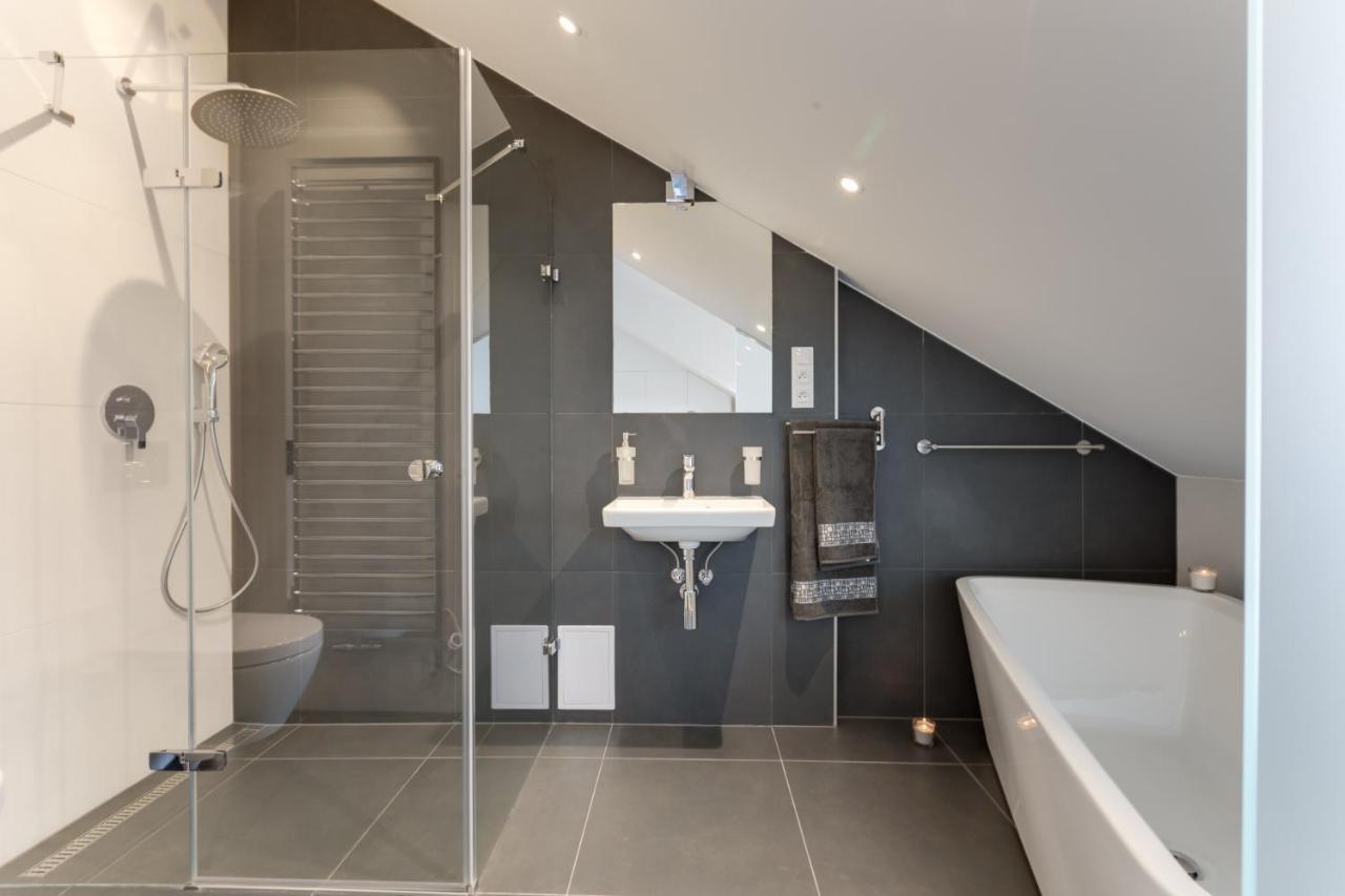 Ferienwohnung Andel Design Duplex, Ac, Garage Prag Exterior foto