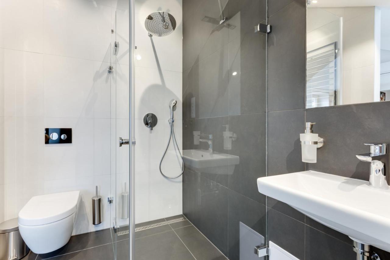 Ferienwohnung Andel Design Duplex, Ac, Garage Prag Exterior foto